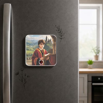 Musical Fridge Magnet Harry Porter Theme Return Gift for Kids Birthday Gift for Harry Porter Fans Fantasy Fan Gift for Boys & Girls, Birthday Gift
